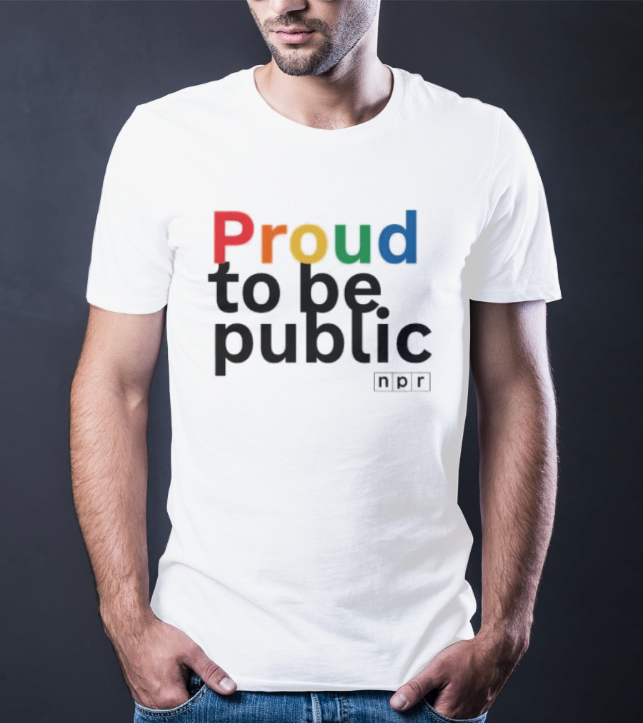 Proud To Be Public Colorful Pride T-Shirt