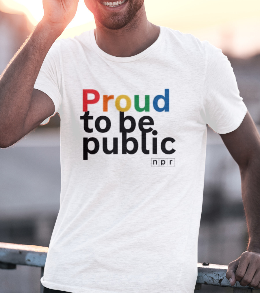 Proud To Be Public Colorful Pride T-Shirt