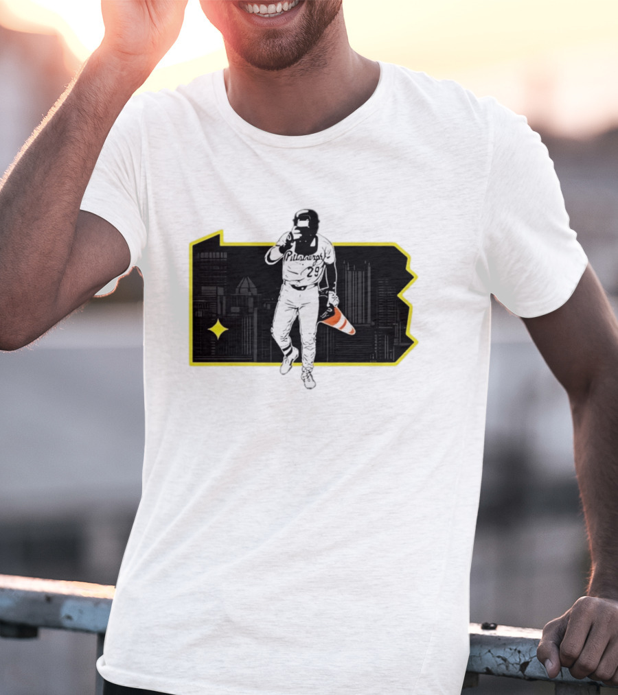 Pittsburgh Pirates Ryan O'Hearn Fear The Cone 29 City Skyline T-Shirt