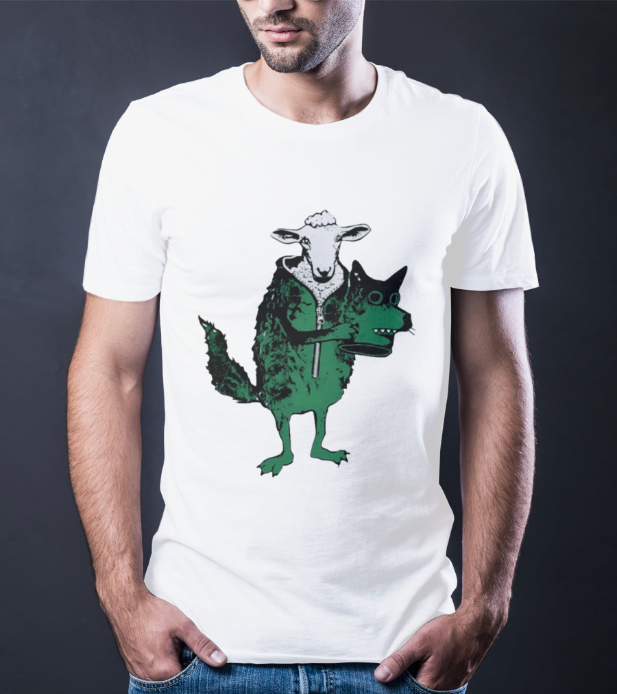 Sheep In Wolf's Clothing Humorous Animal Disguise Joke T-Shirt