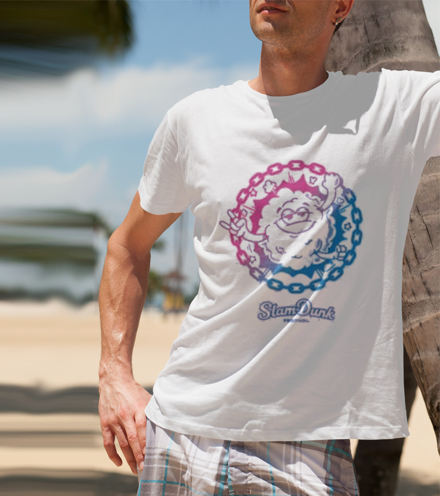 Slam Dunk World Moshy Dreamy Colorful Circle T-Shirt