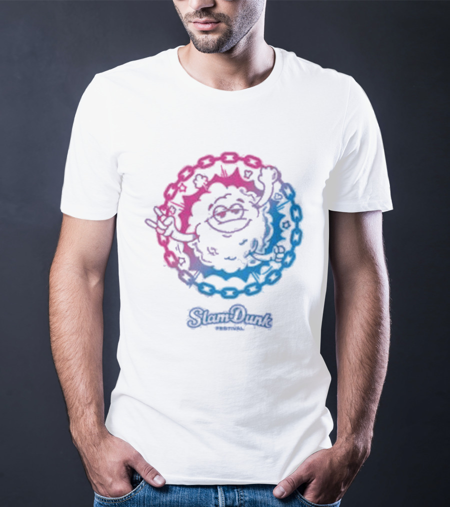 Slam Dunk World Moshy Dreamy Colorful Circle T-Shirt
