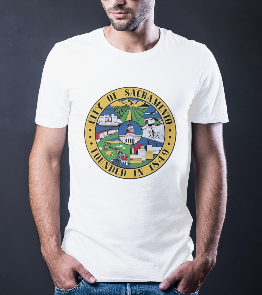 City Of Sacramento Founded In 1849 California T-Shirt