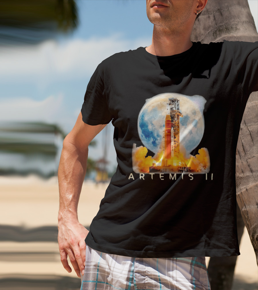Artemis II Moon Mission NASA Rocket Launch 2026 T-Shirt