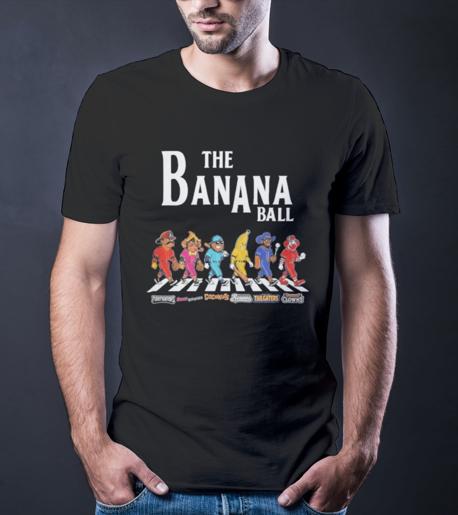 The Banana Ball Walk Abbey Road Cereal Killers Cocoanuts Fruit Batters Tailgaters Players T-Shirt