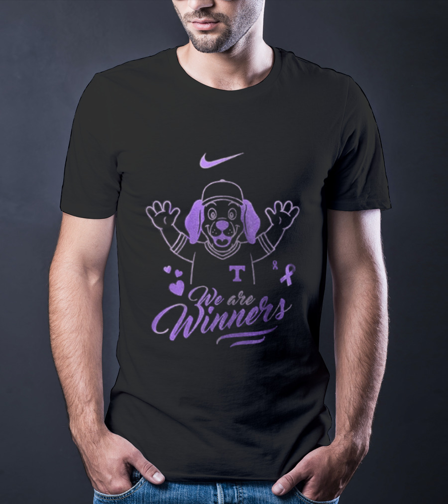 Tennessee Volunteers We Are Winners Cancer Survivors Nike Collaboration T-Shirt