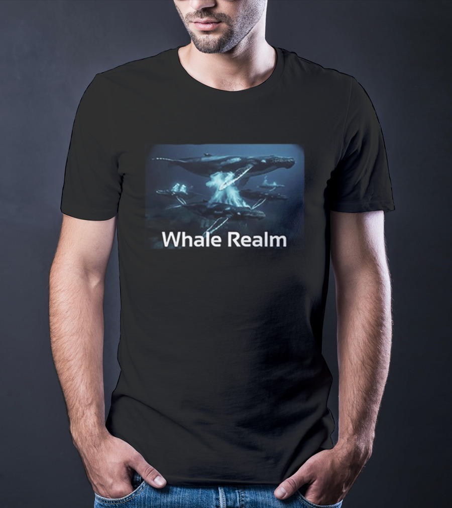 Whale Realm Ocean Scene Aquatic World T-Shirt