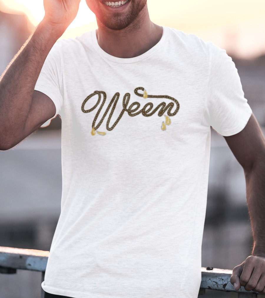 Ween Piss Up A Rope Dripping T-Shirt