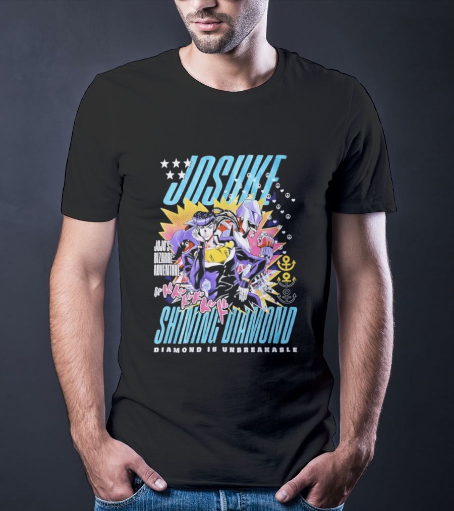 Josuke Shining Diamond JoJo's Bizarre Adventure Diamond Is Unbreakable T-Shirt