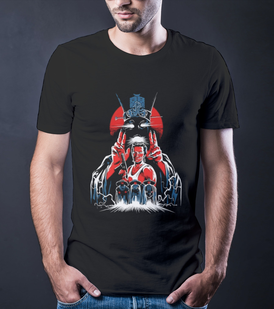 Big Trouble In Little China Jack Burton Action Pose T-Shirt
