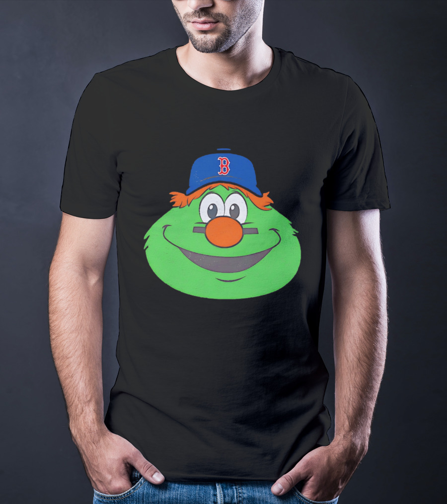 Boston Red Sox Wally The Green Monster Big Face 2026 T-Shirt