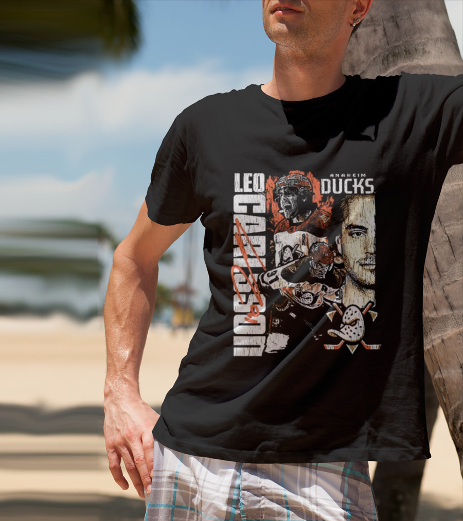 Leo Carlsson Anaheim Ducks Hockey 2026 T-Shirt