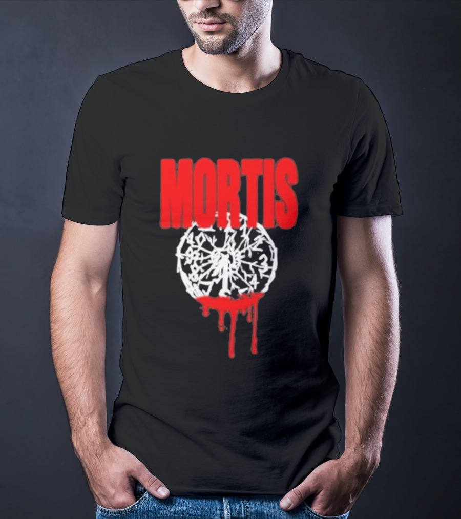 MORTIS Dripping Bloody Wheel T-Shirt
