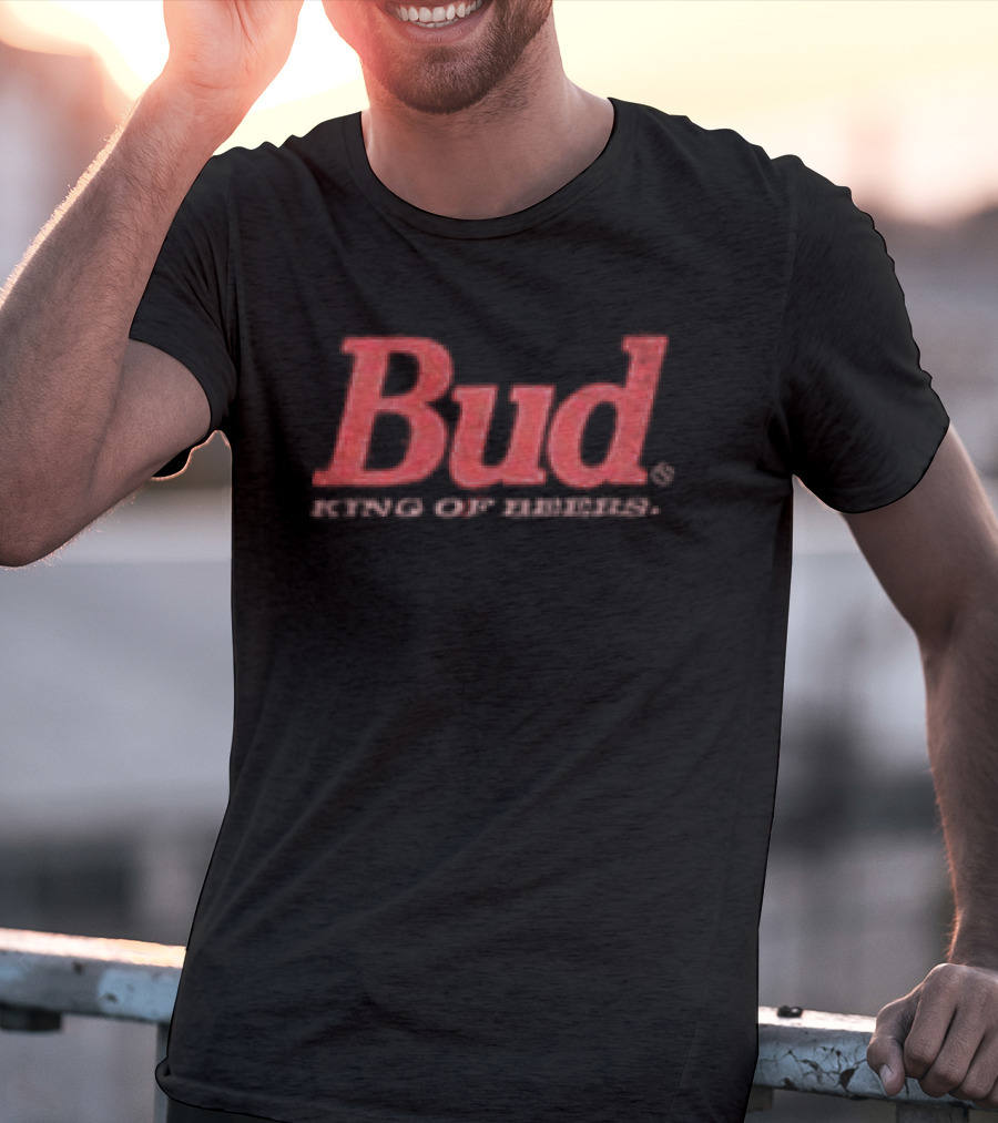 Budweiser Bud King Of Beers US Flag T-Shirt