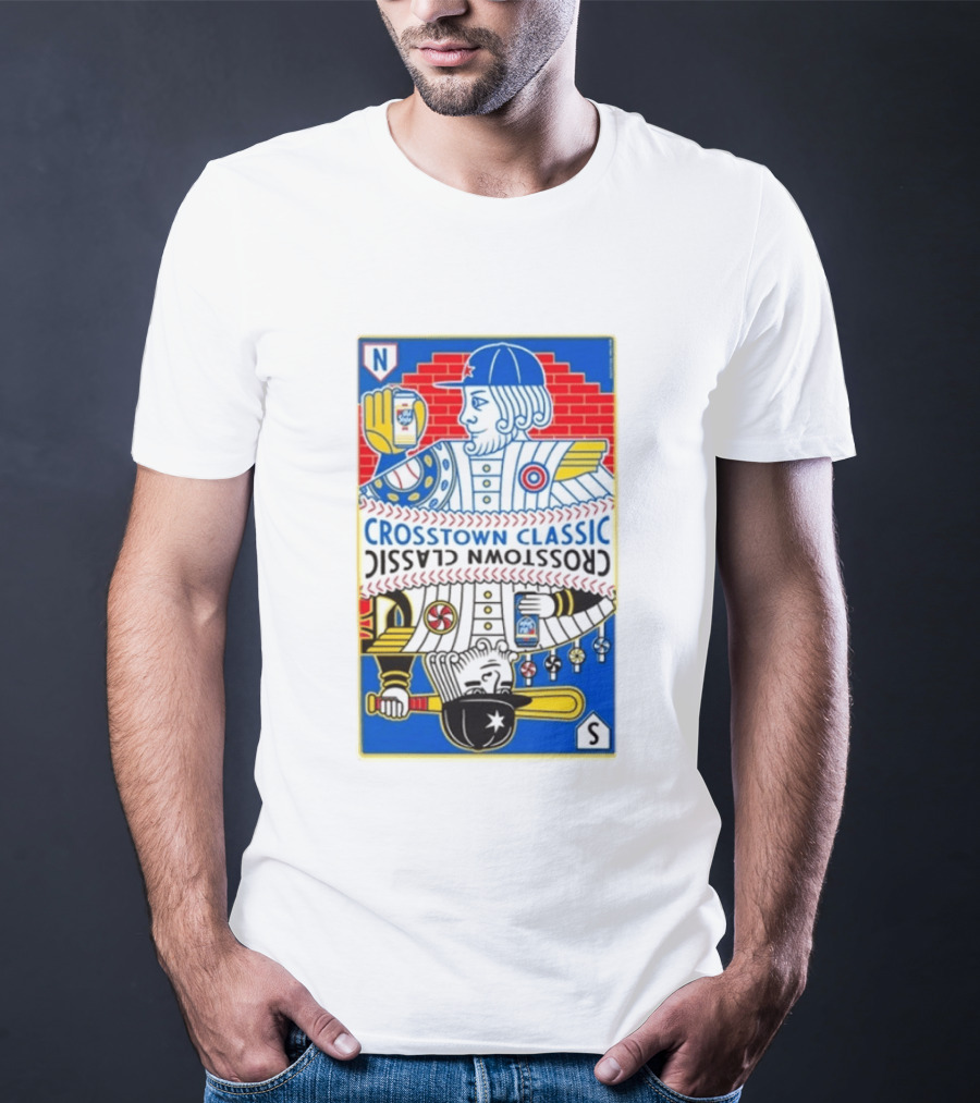Crosstown Classic Series Card Chicago Cubs Vs Chicago White Sox T-Shirt
