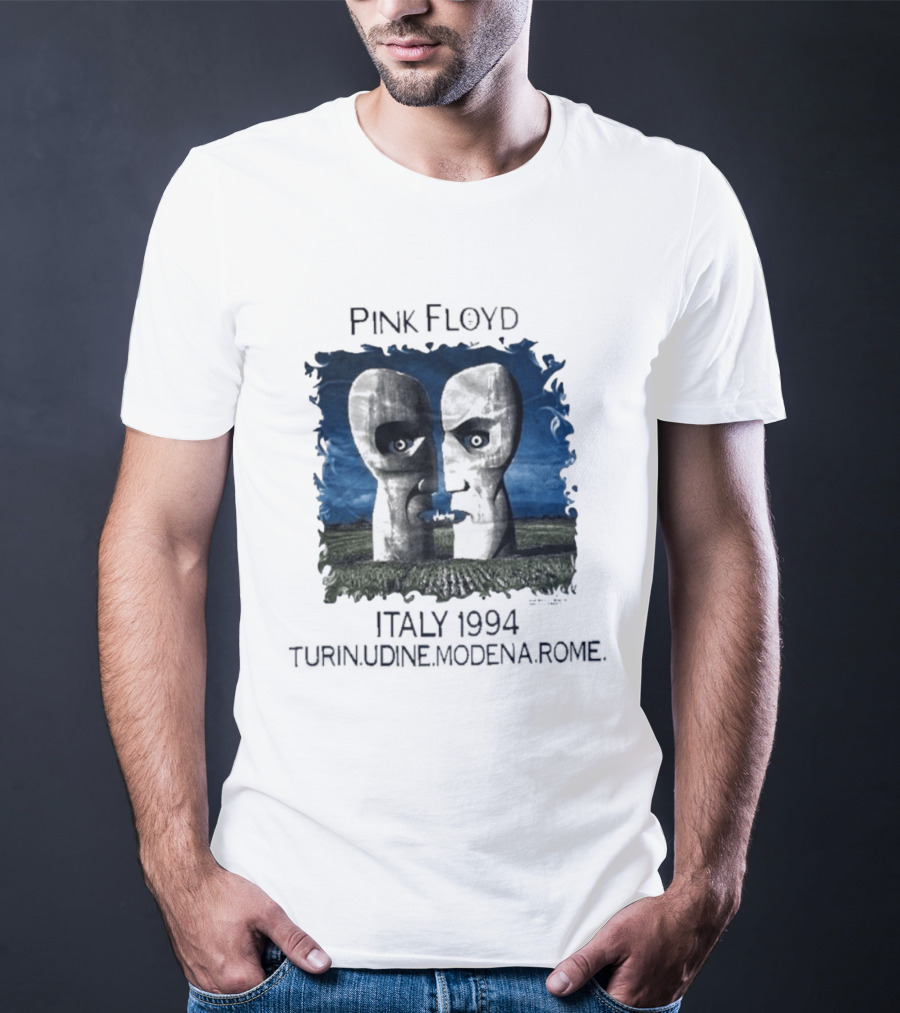 Pink Floyd Italy 1994 Turin Udine Modena Rome Faces T-Shirt