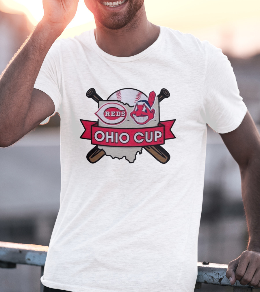 Cincinnati Reds Cleveland Guardians Ohio Cup 2026 MLB Baseball Showdown T-Shirt