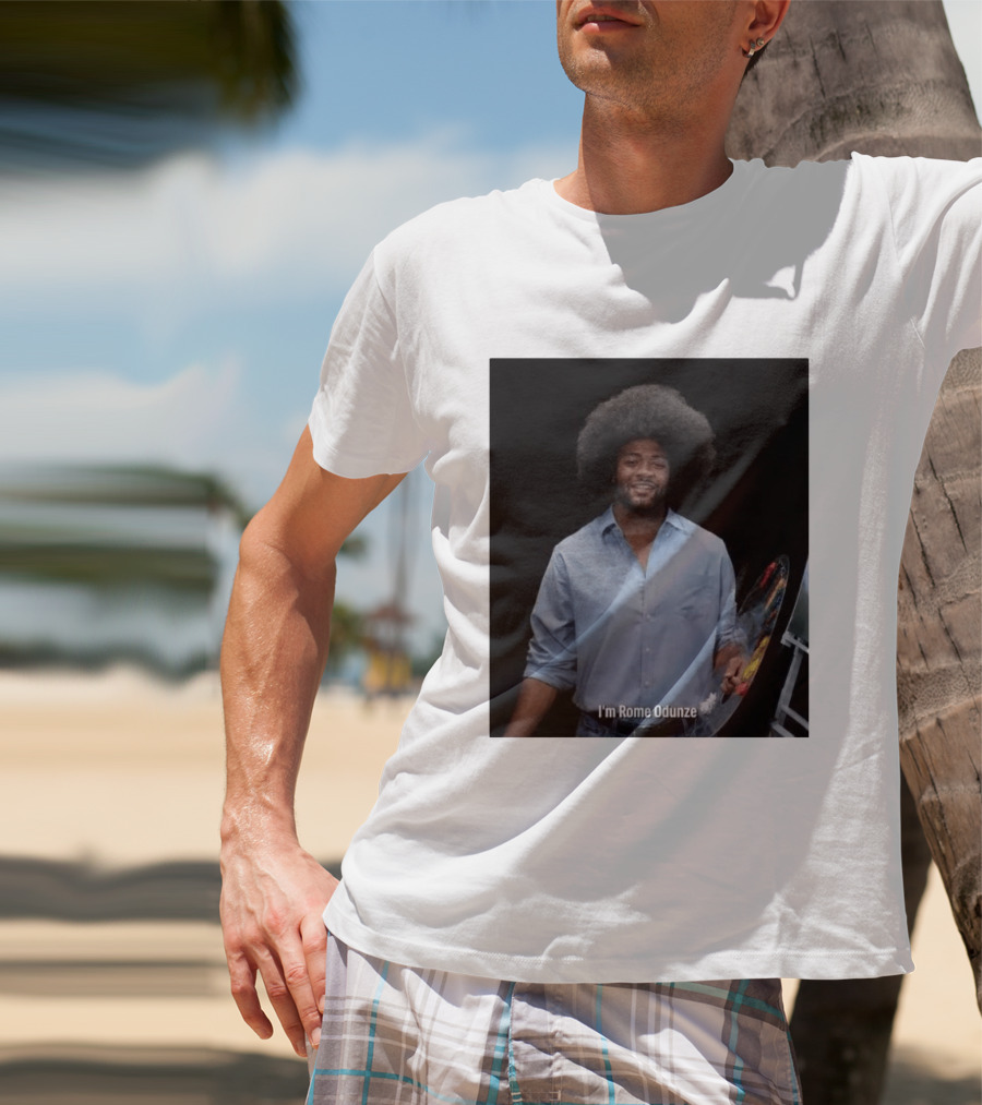 I'm Rome Odunze With Bob Ross Style Transformation T-Shirt