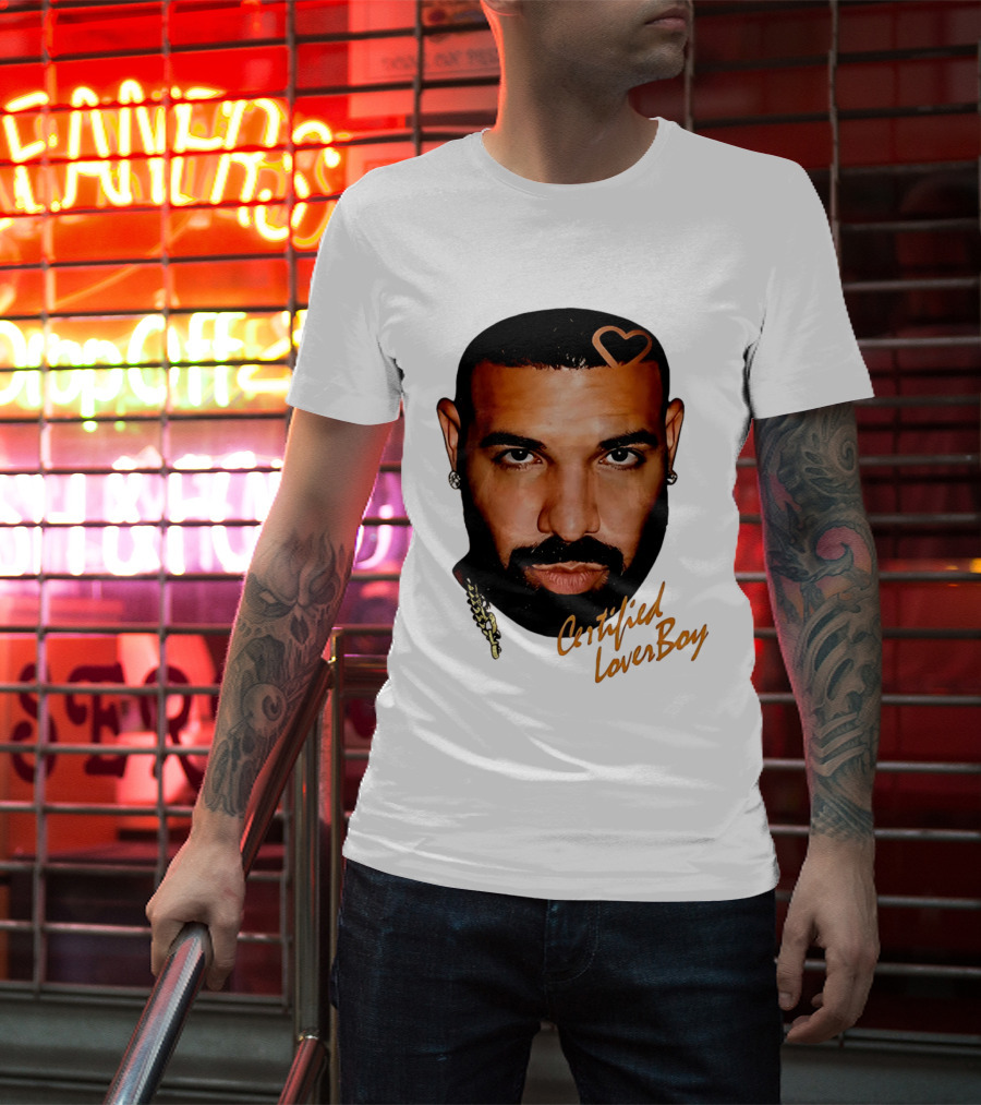 Drake Certified Lover Boy Heart Hair T-Shirt