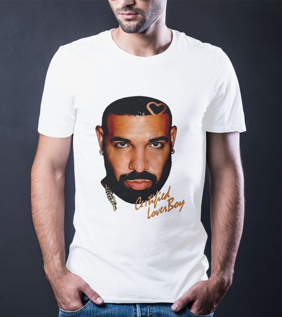 Drake Certified Lover Boy Heart Hair T-Shirt