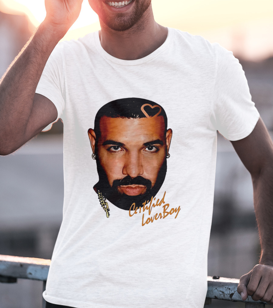Drake Certified Lover Boy Heart Hair T-Shirt