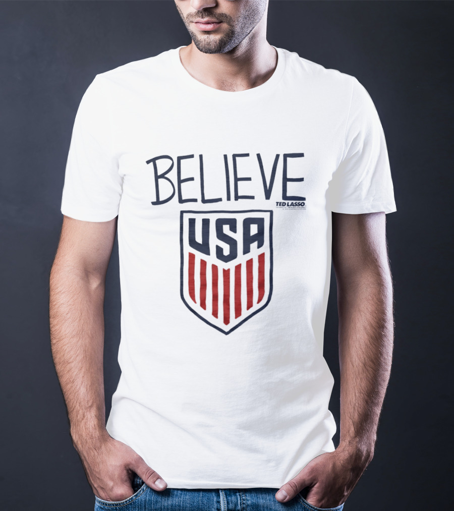 Ted Lasso Believe USA Crest T-Shirt