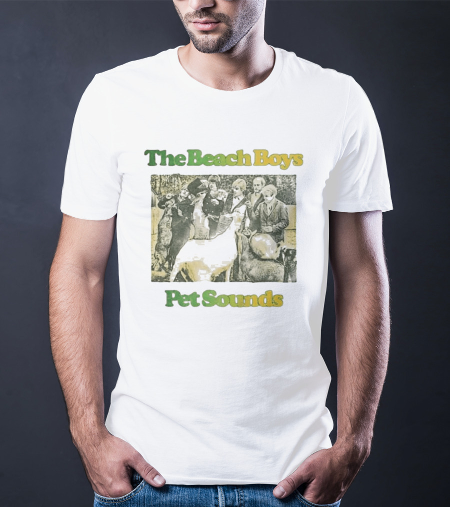 The Beach Boys Pet Sounds Album Cover Art With Animals T-Shirt