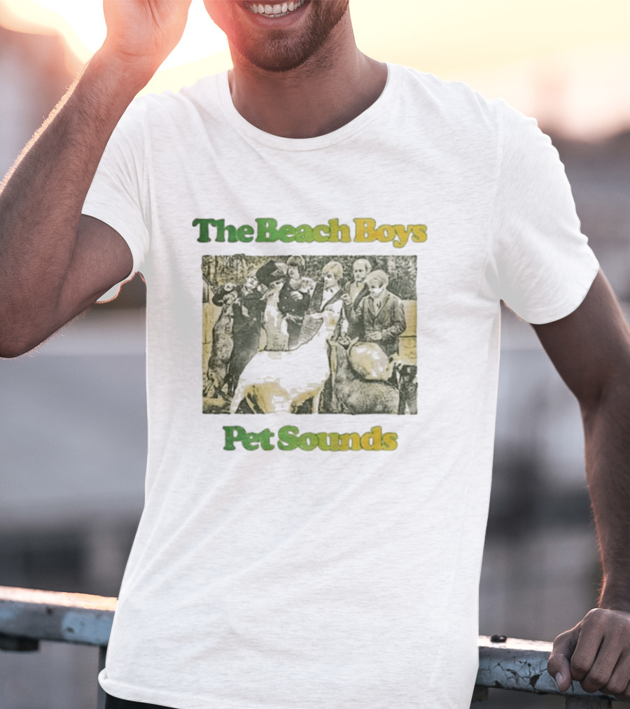 The Beach Boys Pet Sounds Album Cover Art With Animals T-Shirt