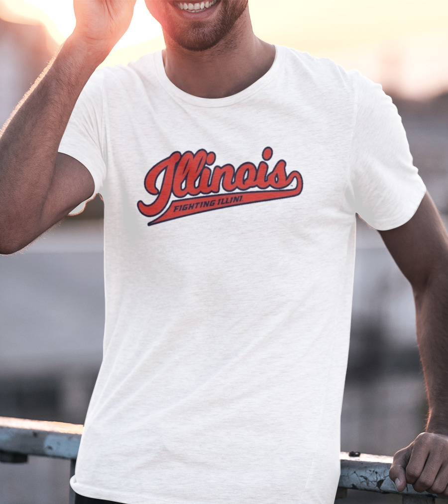 Illinois Fighting Illini Bold Script T-Shirt