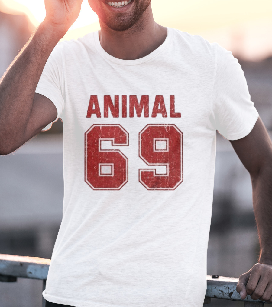 Justin Bieber Animal 69 Retro Jersey T-Shirt