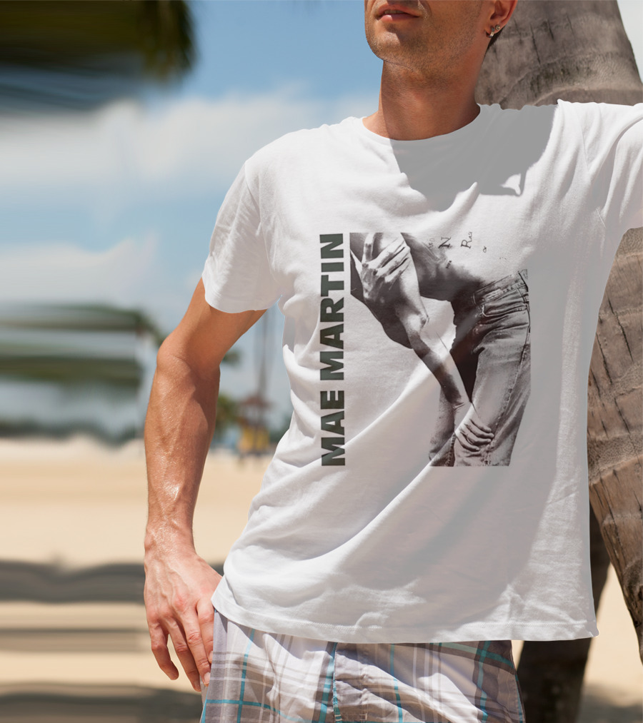 Mae Martin Dynamic Pose With Hands On Thighs T-Shirt