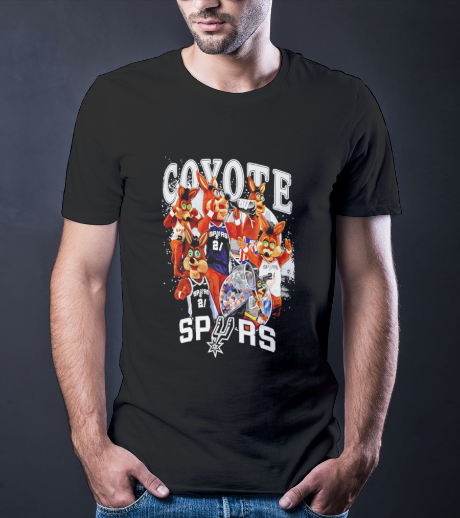 San Antonio Spurs Coyote Basketball Icons Spurs T-Shirt