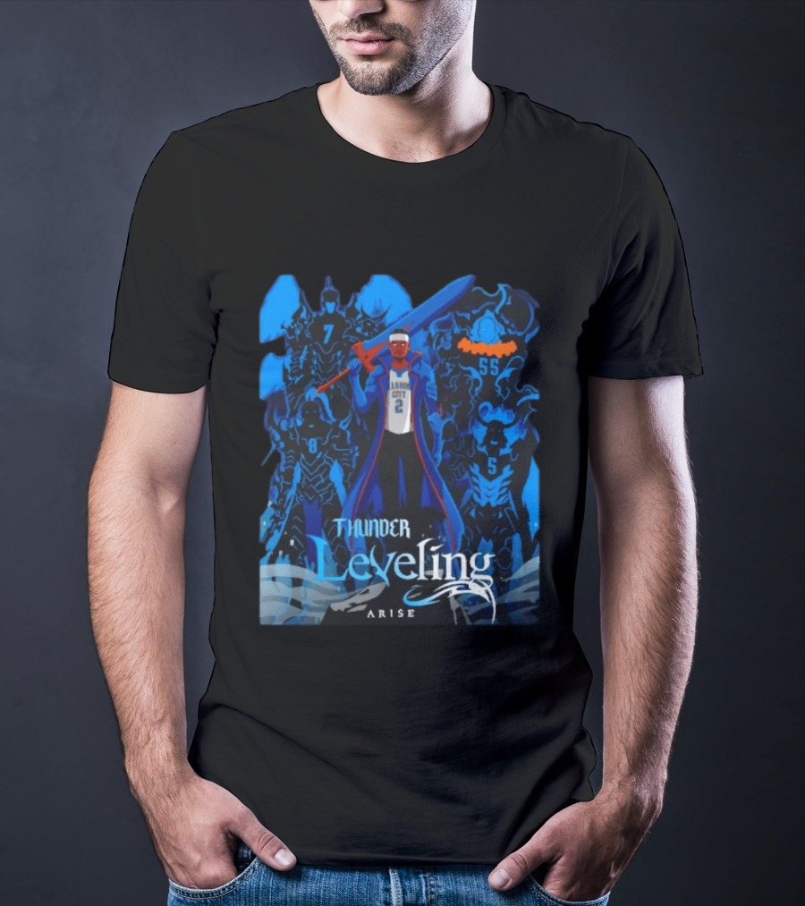 Thunder Leveling Solo Leveling Arise Oklahoma City T-Shirt