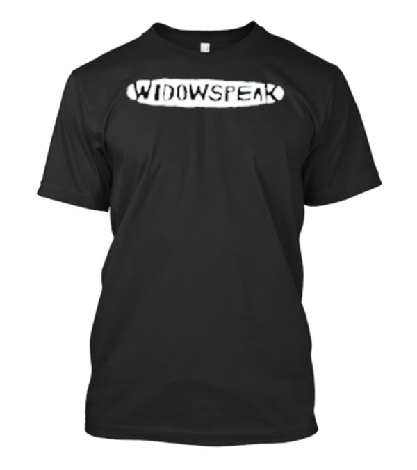 Widowspeak Band Name Black And White T-Shirt