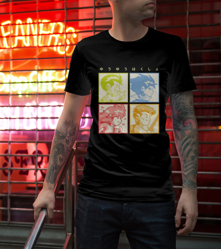 YuYu Hakusho Anime Characters Japanese Manga Series T-Shirt