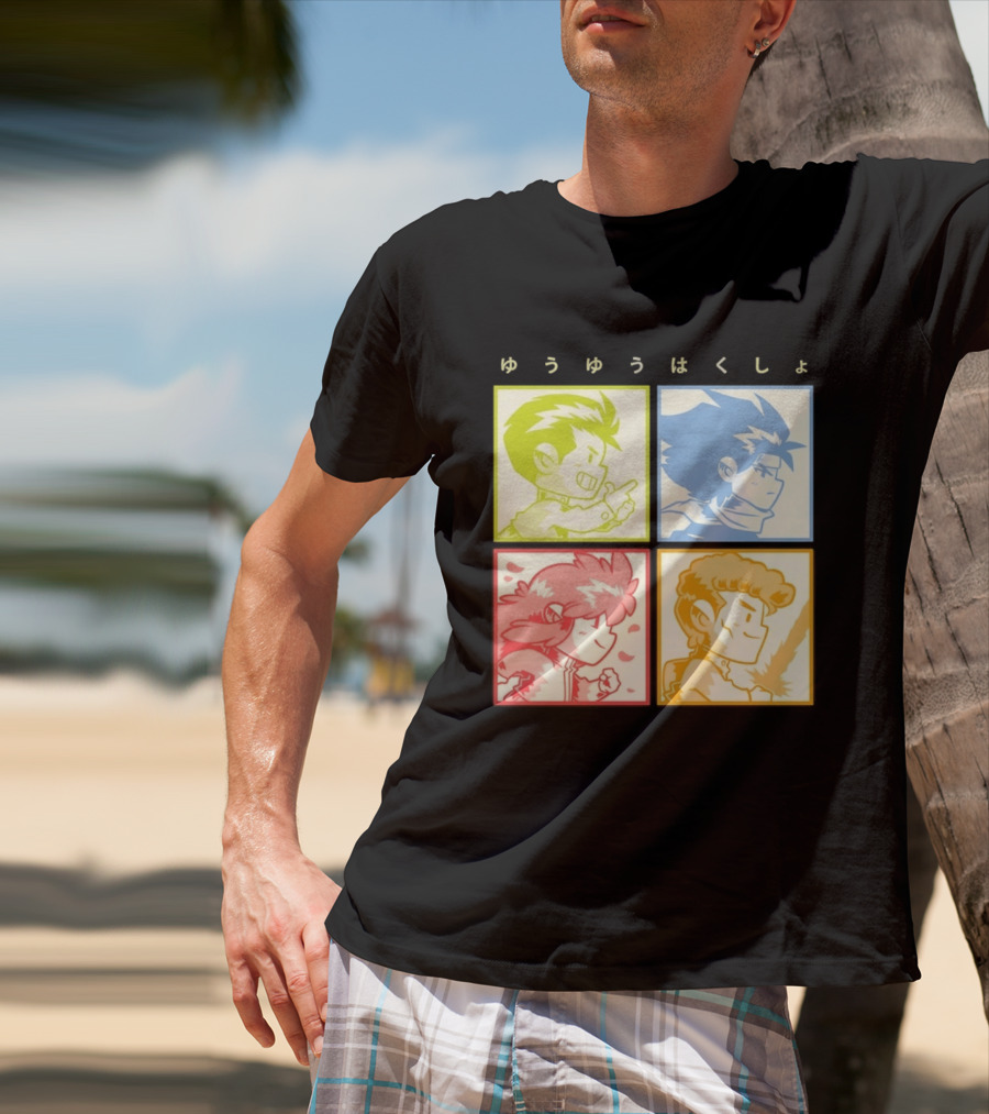 YuYu Hakusho Anime Characters Japanese Manga Series T-Shirt