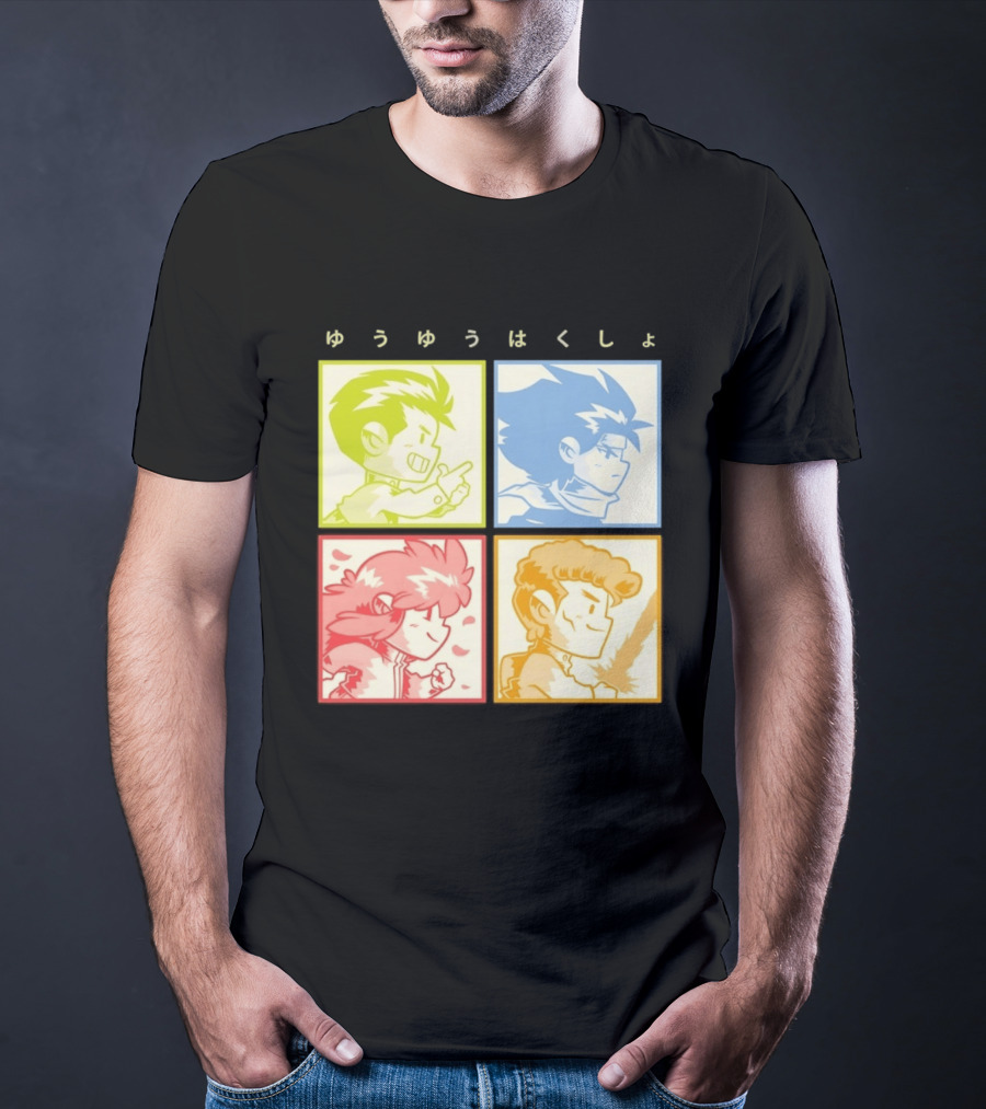 YuYu Hakusho Anime Characters Japanese Manga Series T-Shirt