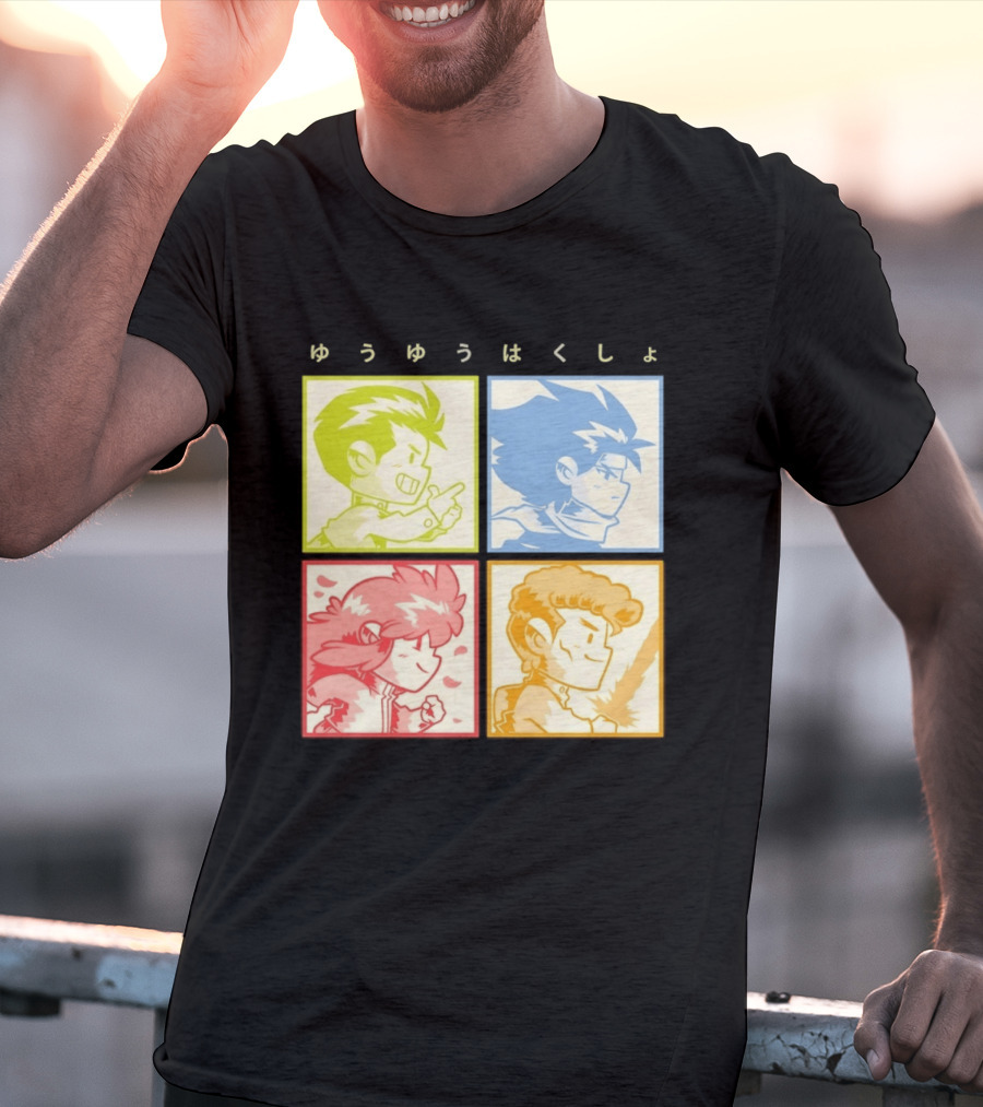 YuYu Hakusho Anime Characters Japanese Manga Series T-Shirt