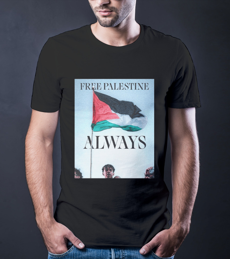 Barcelona FC Lamine Yamal Free Palestine Always Flag T-Shirt