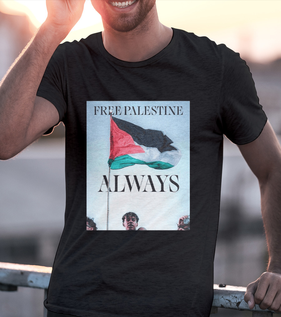 Barcelona FC Lamine Yamal Free Palestine Always Flag T-Shirt