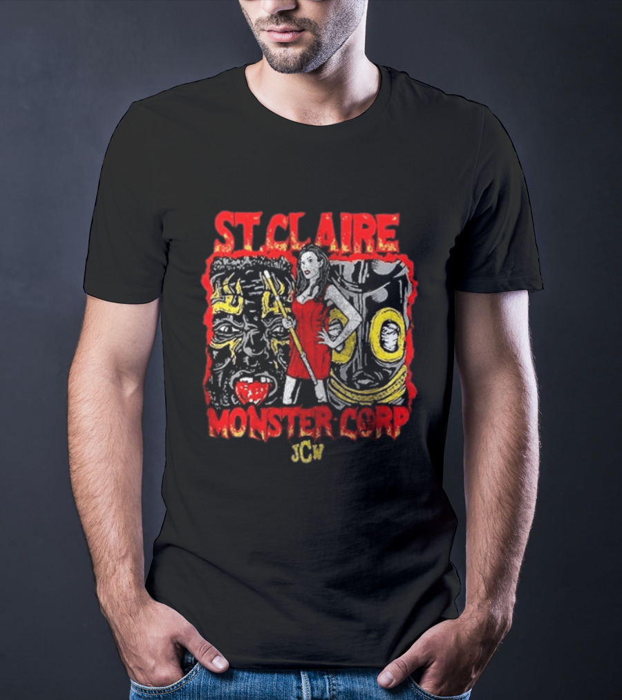 St. Claire Monster Corp JCW Horror Artistry T-Shirt