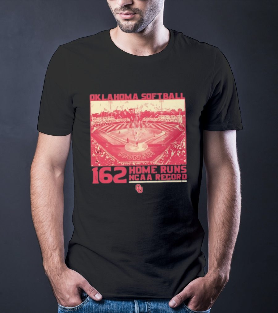 Oklahoma Softball Sooners 162 Home Runs NCAA Record Kendall Wells T-Shirt
