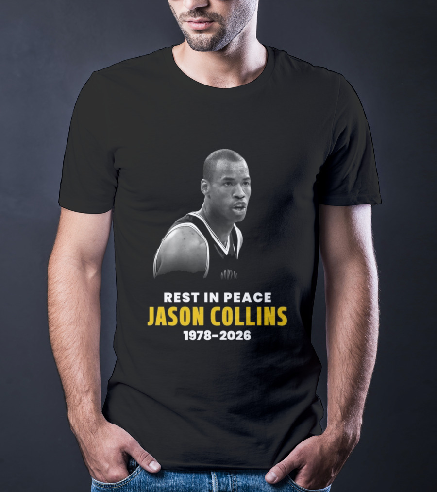 Rest In Peace Jason Collins 1978 2026 Memorial Basketball T-Shirt