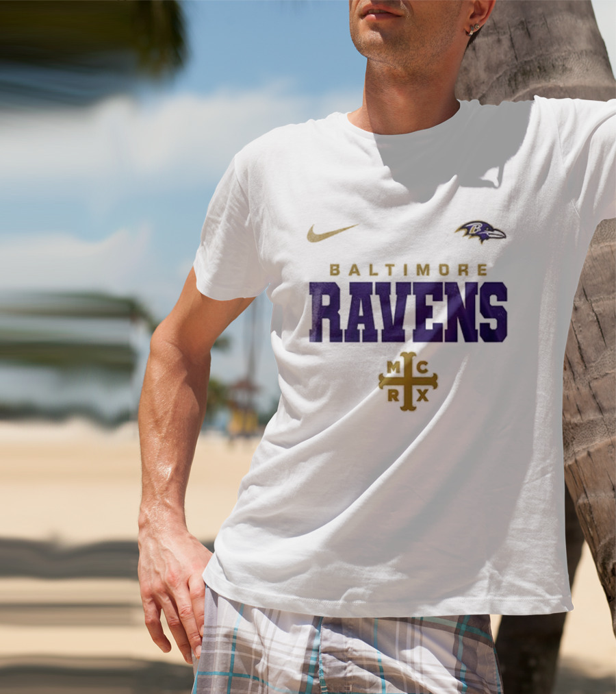 Baltimore Ravens My Chemical Romance MCRX Collaboration T-Shirt