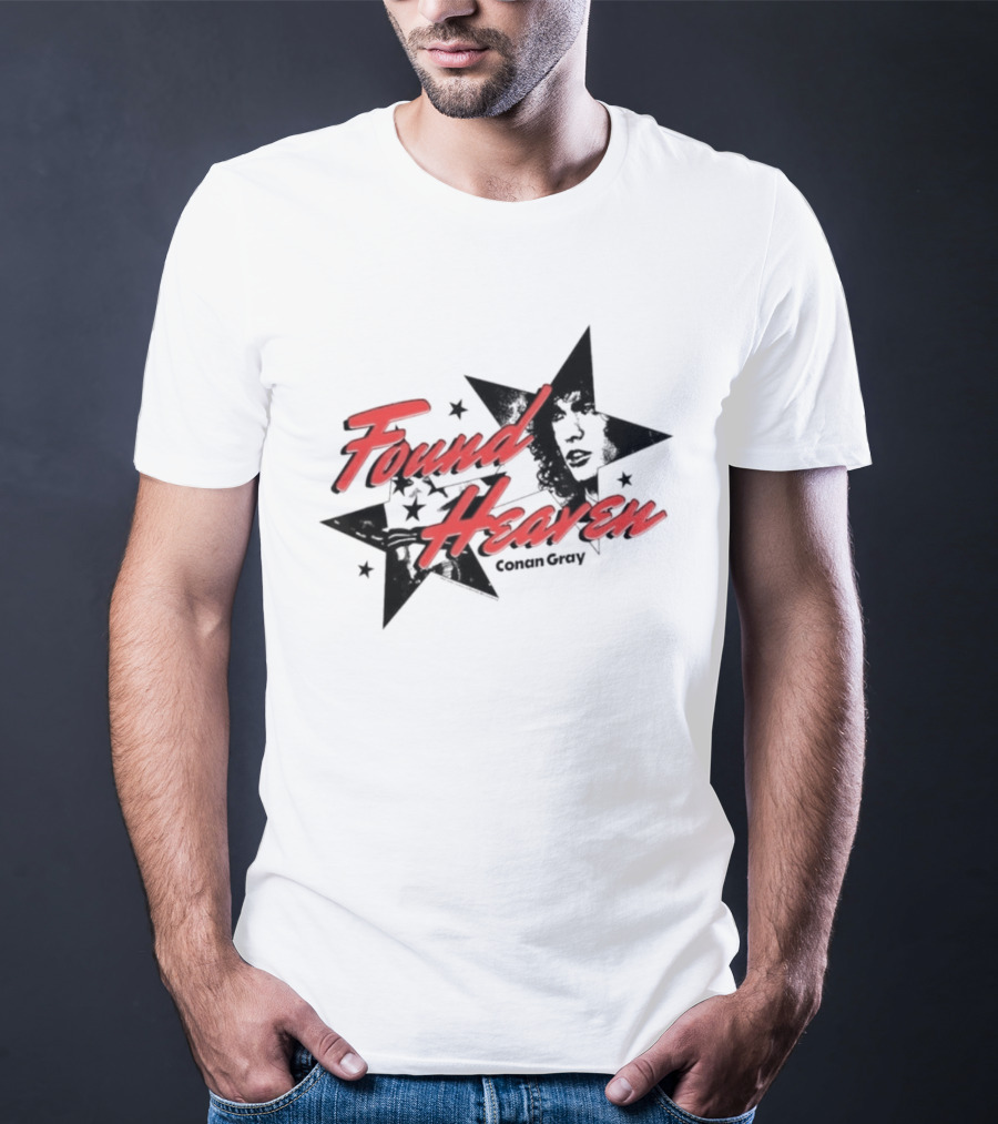 Conan Gray Found Heaven Stars Face T-Shirt