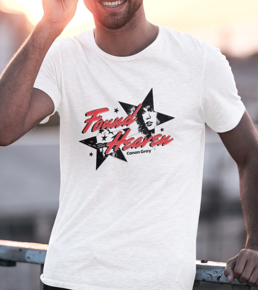 Conan Gray Found Heaven Stars Face T-Shirt