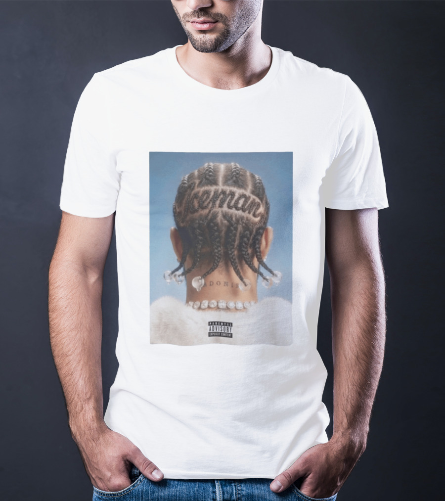 Iceman Adonis Braids Album Cover Drake Parental Advisory T-Shirt