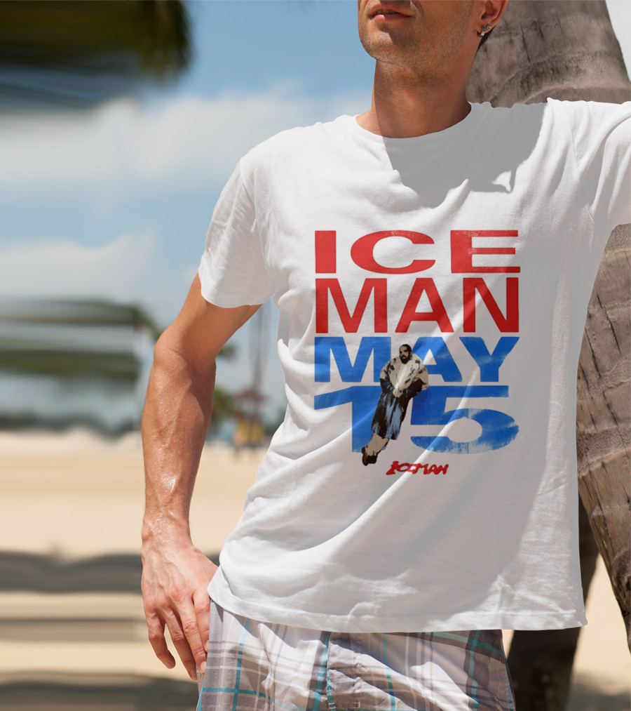 Drake Iceman May 15 Blue Red Styling 2026 Album Cover T-Shirt