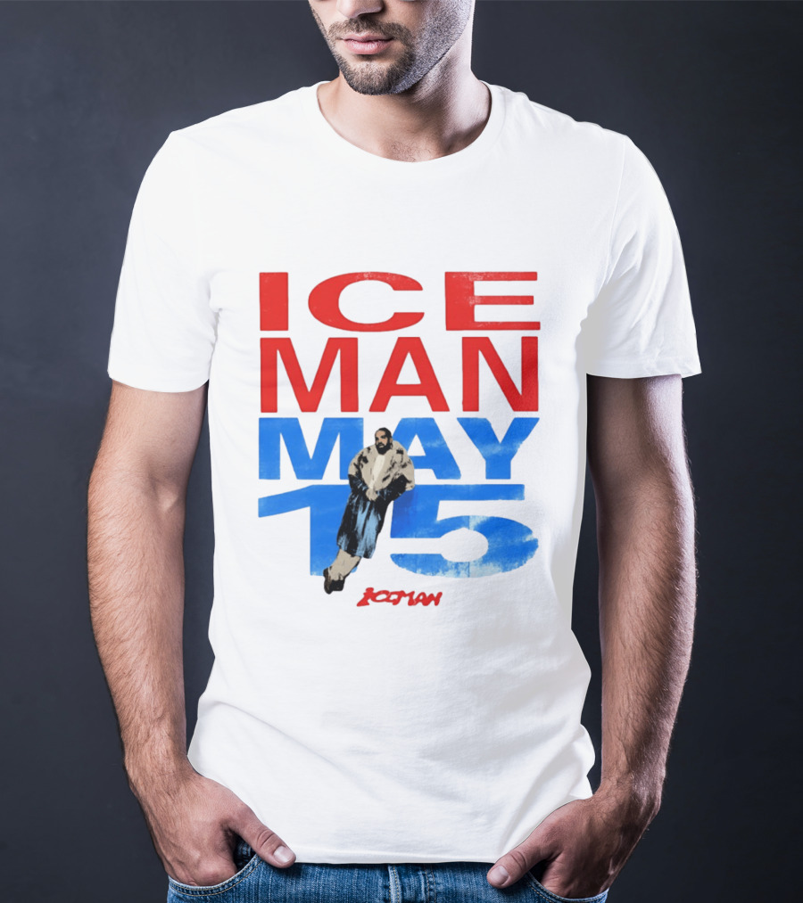 Drake Iceman May 15 Blue Red Styling 2026 Album Cover T-Shirt