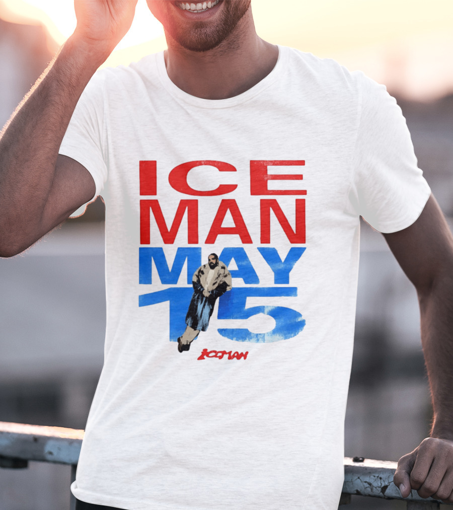 Drake Iceman May 15 Blue Red Styling 2026 Album Cover T-Shirt